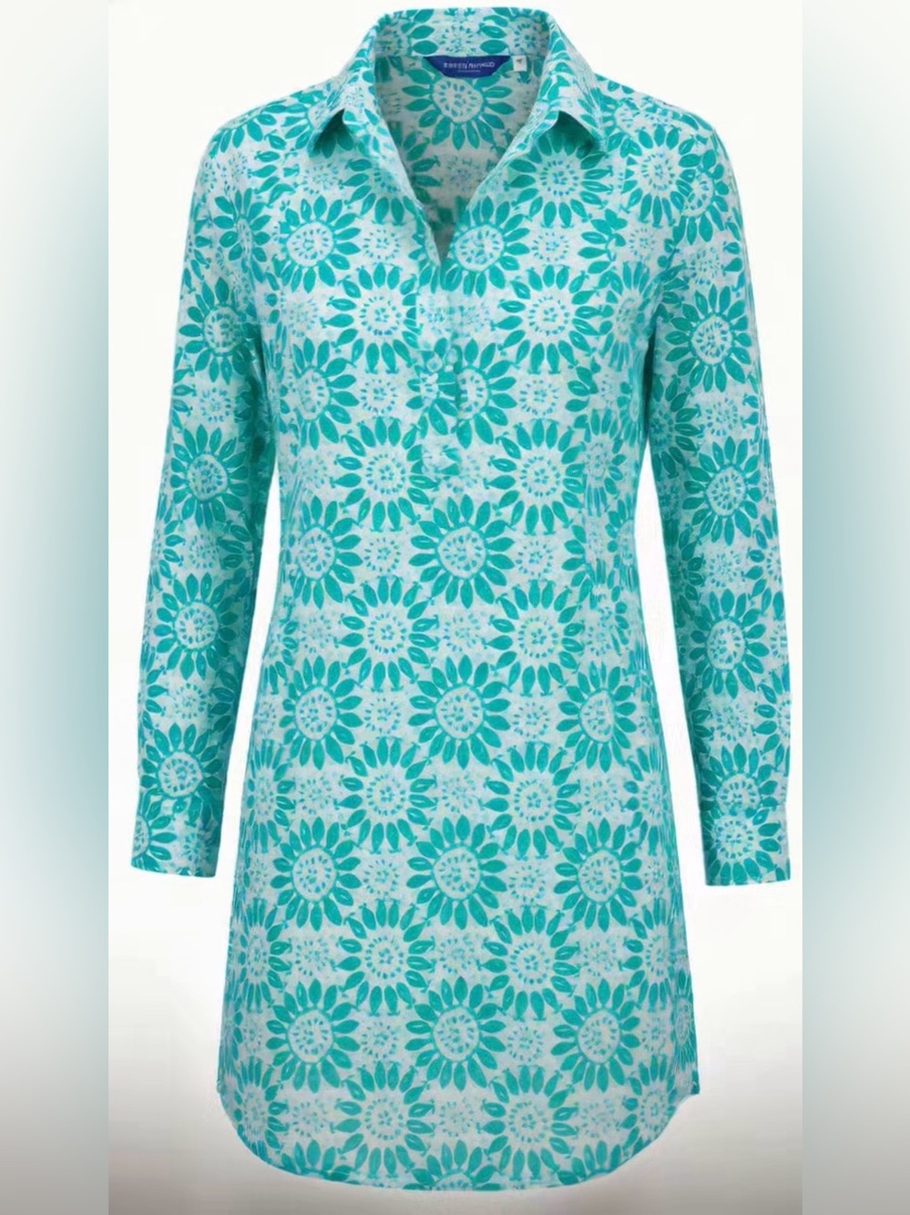 NWOT THREE ISLAND  Floral Tunic Shirt Dress